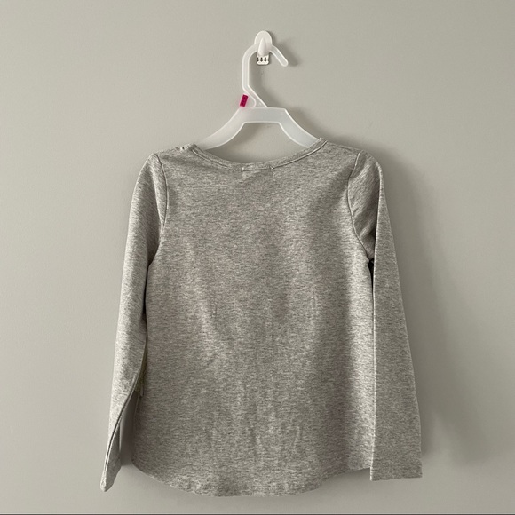 Btween Girl’s Long Sleeves Top Be Kind Sequin Flip with Scrunchy size4/5 - Picture 6 of 6